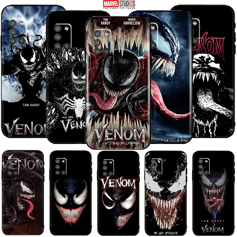 

Venom Phone Case For Samsung Galaxy A31 Soft Coque Cover Marvel Avengers Comics SpiderMan Captain America Deadpool Thor
