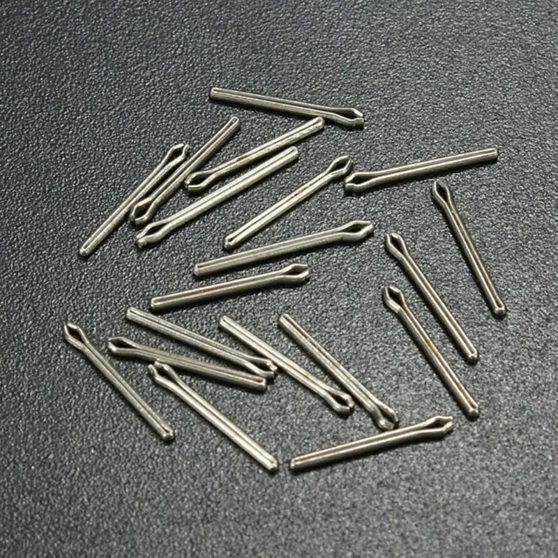 

Silver Cotter Pins Stainless Steel Clip Straight Industrial Assortment