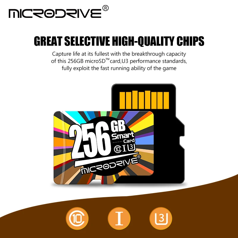 Карта Micro sd класса 10 128 Гб 64 ГБ 32 ГБ 16 ГБ 8 ГБ 4 ГБ карта памяти C10 U3 флэш-карта памяти Micro sd SDHC SDXC sd карта s для телефона