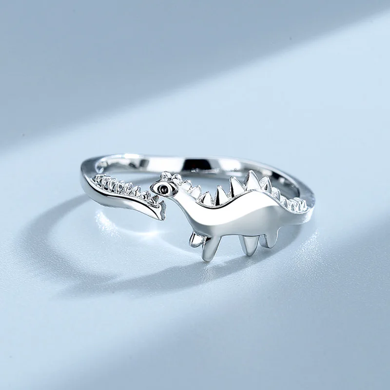 

Dinosaur Rings Animal Jewelry Adjustable Open Finger Couple Rings For Men Women Girls Boy Male Lover Lady Valentine's Day Gift