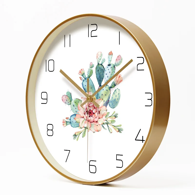 Wall Clock Modern Design Glass Clocks Decorative Living Room Silent Quartz Home Decor 50W24 | Дом и сад
