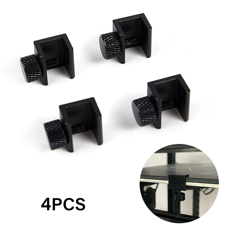 

4pcs 3D Pritner Part Heated Bed Clip Clamp Heatbed clip Build Platform Retainer
