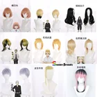 Парик для косплея из коротких синтетических волос, для мужчин и женщин