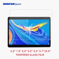universal 9h tempered glass film for 10 1 10 0 9 6 9 0 8 0 7 0 inch tablet tempered glass screen protective film