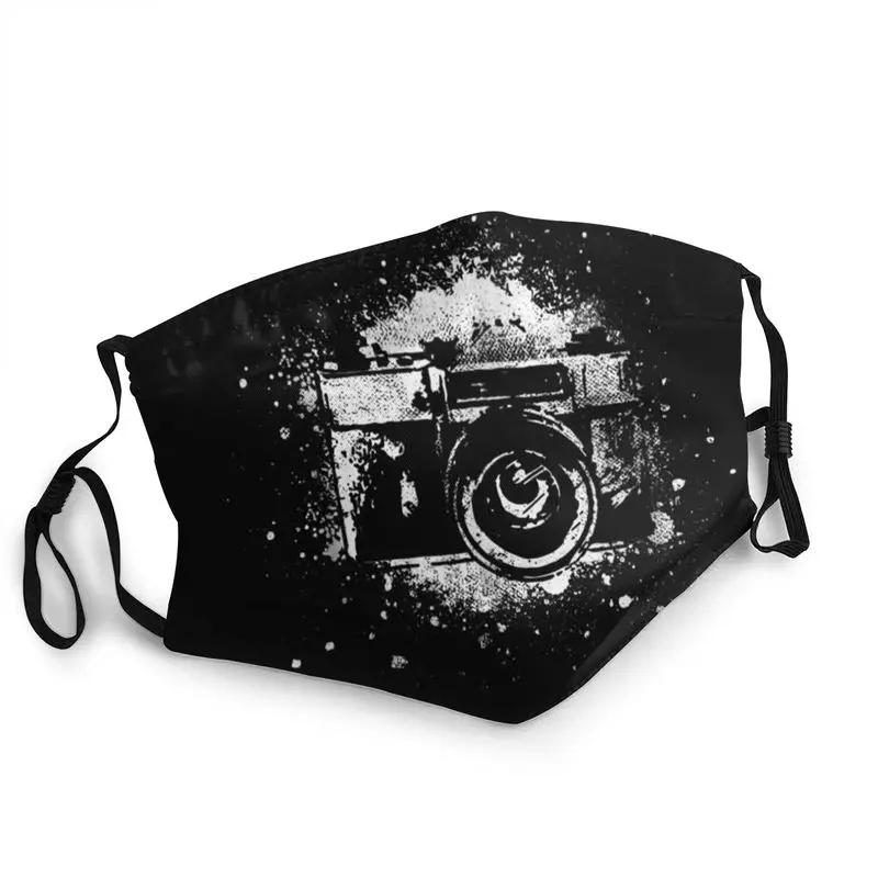 

Retro Camera Photography Mask Anti Haze Dustproof Breathable Photographer Face Mask Protection Unisex Respirator Mouth-Muffle