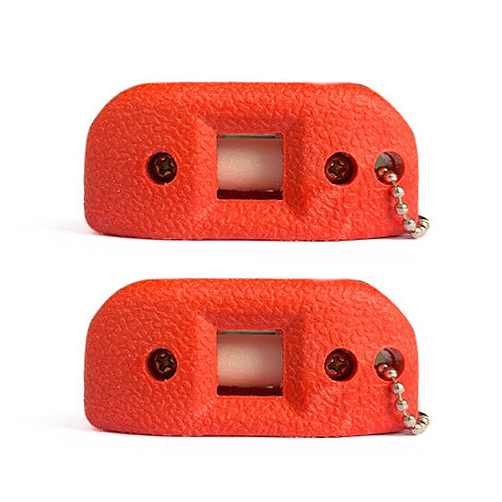 

2Pcs Sandstone Ice Hockey Shoe Double Side Sharpener Skate Blade Hockey Sharpening Oilstone Portable With Hanging Storage Bag