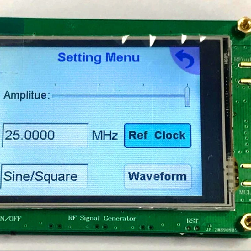HHO-35-4400M ADF4351 RF Signal Source Generator Wave / Point Frequency Press Sn LCD Display Control |