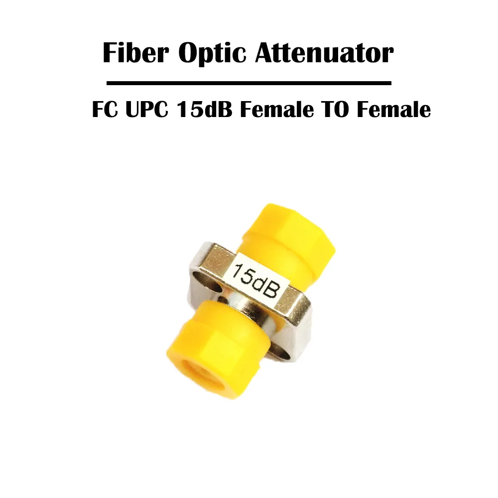 FC фиксированный фланец волокно аттенюатор 3 дБ 5 10 15 SM Одномодовый симплексный FTTH
