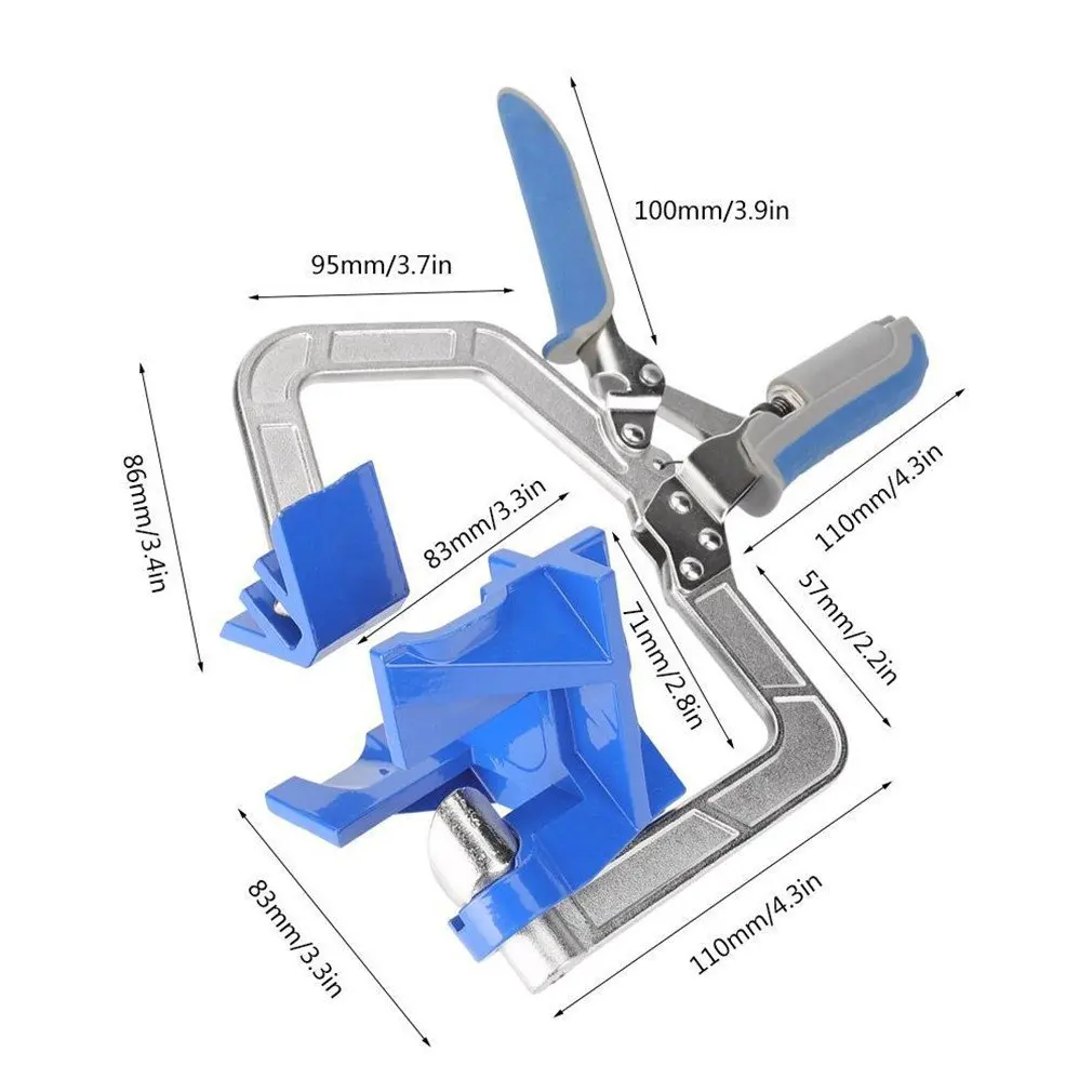 

90 Degree Right Angle Woodworking Clamp Picture Frame Quick Fixed Corner Clip Household Working Supplies Products