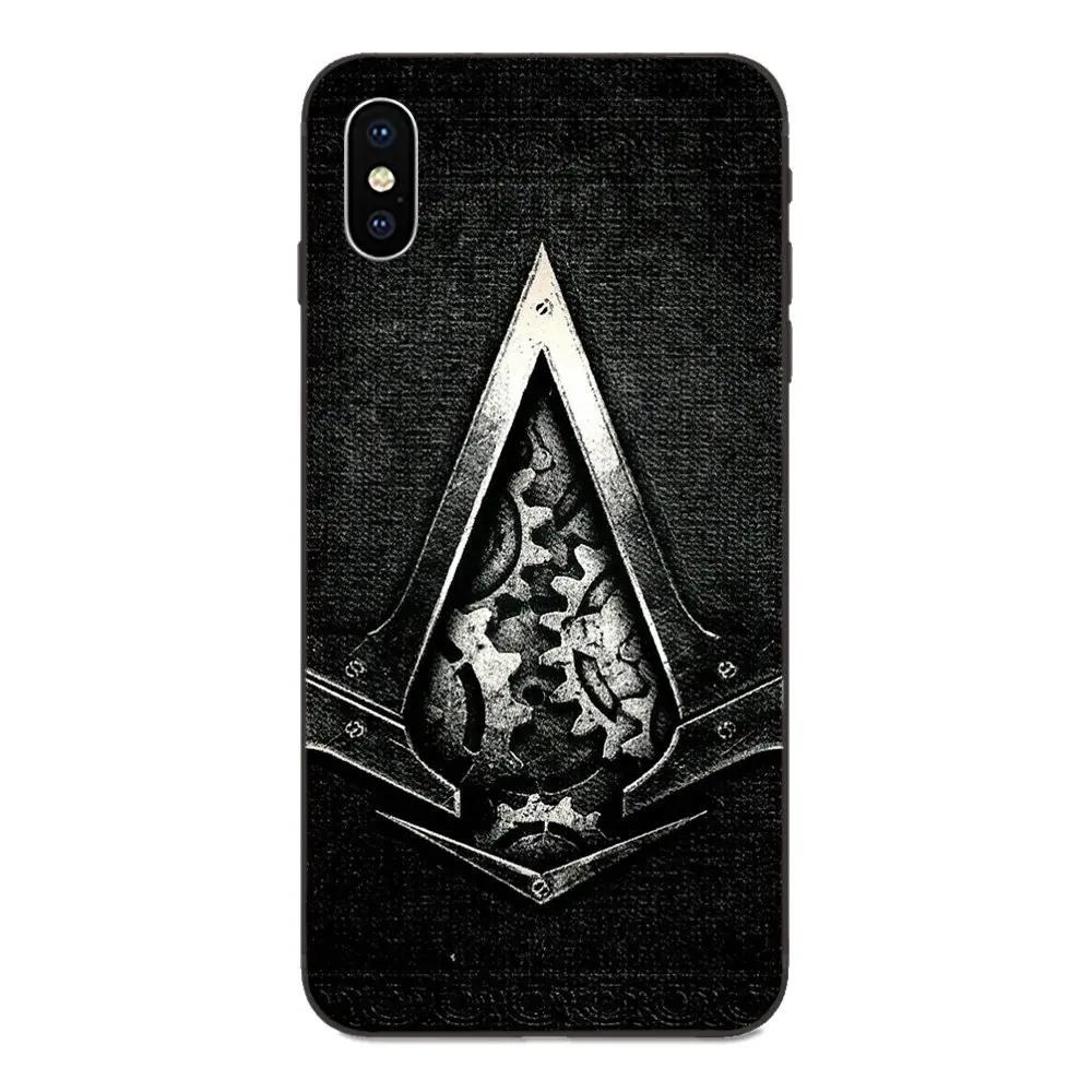 as picture Чехол из ТПУ для Apple iPhone 4 4s 5 5S SE 6 6S 7 8 Plus X XS Max XR с запросом александриса черепа Assassins Creed - Цвет: as picture