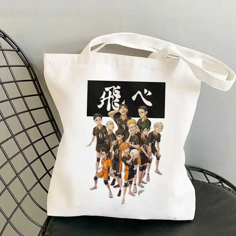 

Сумка-шоппер Haikyuu, многоразовая, сумочка для покупок