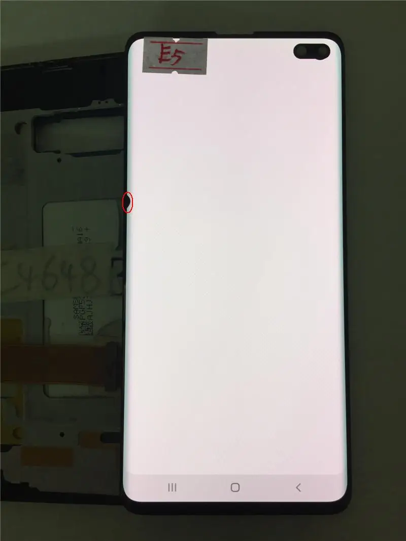 NO.E5 AMOLED с черными точками экран для samsung Galaxy S10 PLUS G975A G975U G975F G975V ЖК-дисплей сенсорный экран в сборе - Color: NO.E5