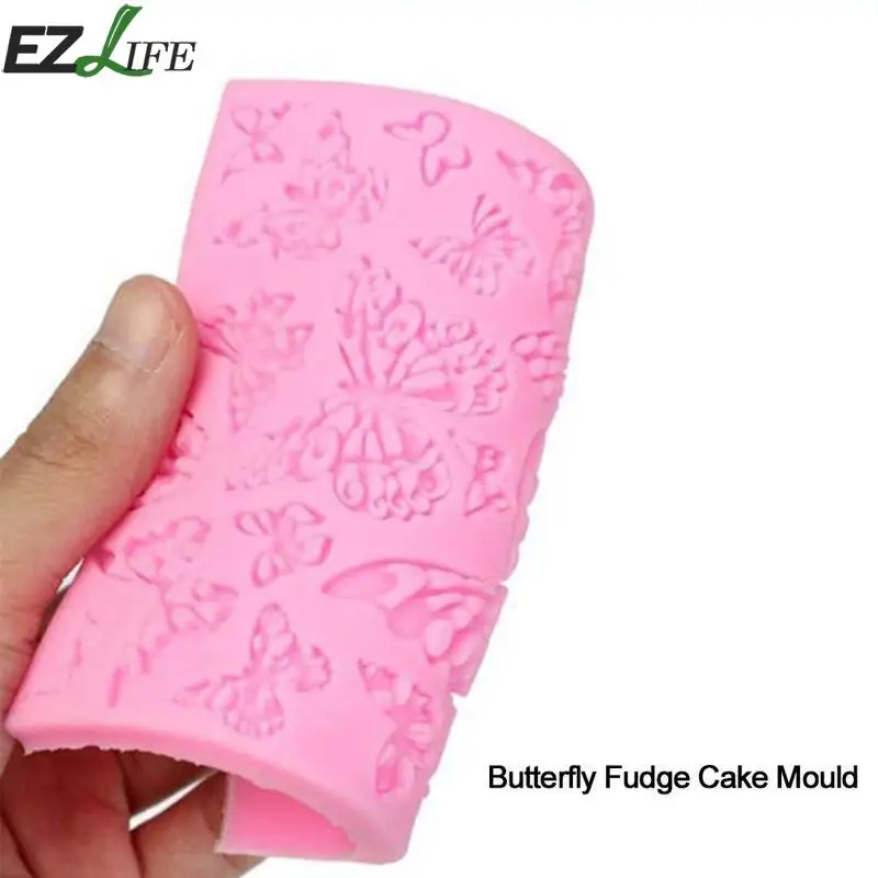 

Butterfly Lace Fondant Mould Silicone Cake Decorating Sugarcraft Mat Cake Tools Decorating Baking Mold L4P5