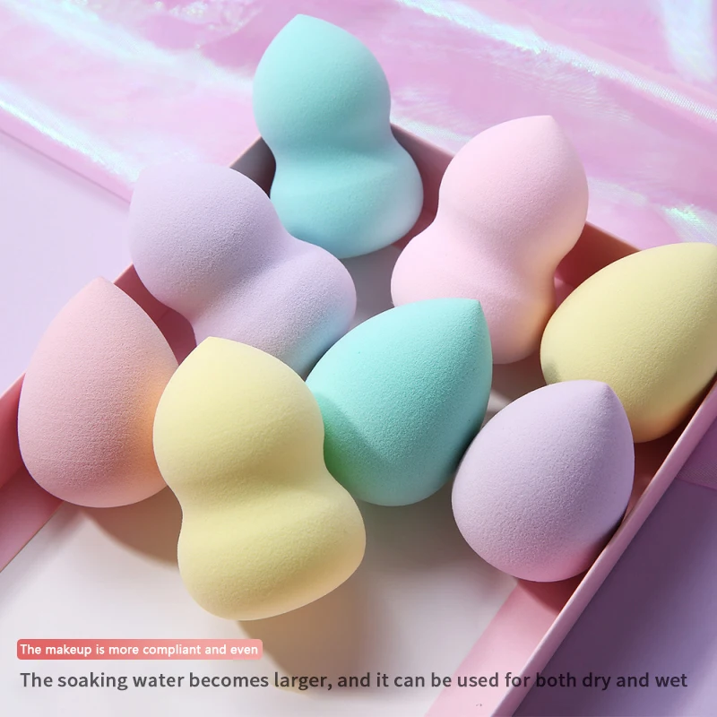 

1pcs Mini Makeup Sponge Powder Puff Dry And Wet Combined Beauty Makeup Ball Gourd Powder Puff Make Up Sponge Tools Makeup Tool