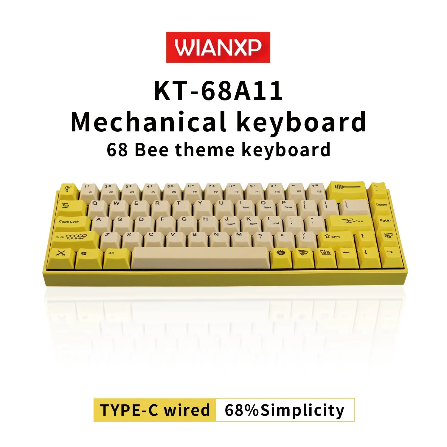 Механическая клавиатура KT68 с вишневым переключателем специальная для E sports