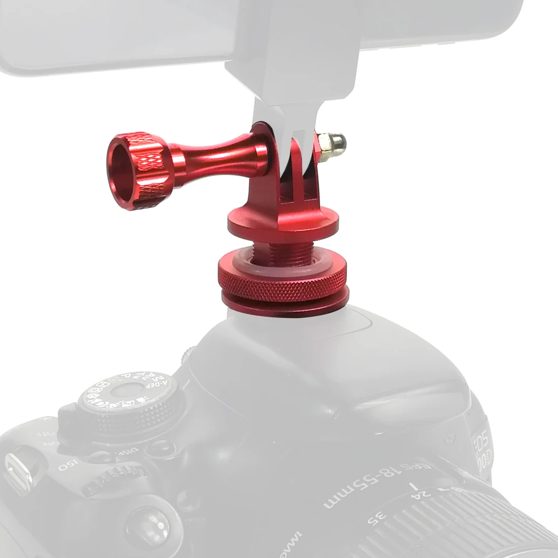 

Aluminum Diving Tripod Monopod Mount Adapter Screw with 1/4'' Hot Shoe Connector for Gopro Hero 7 For OSMO Action EKEN Camera