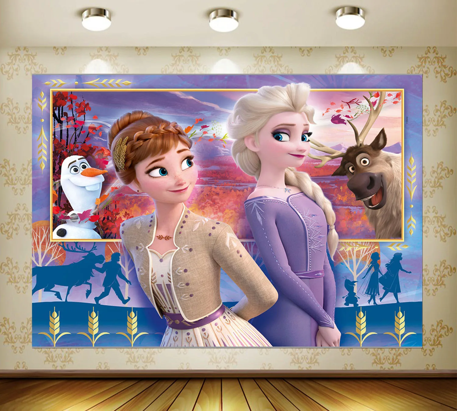 Фон для студийной фотосъемки Disney 150x100 см | Дом и сад