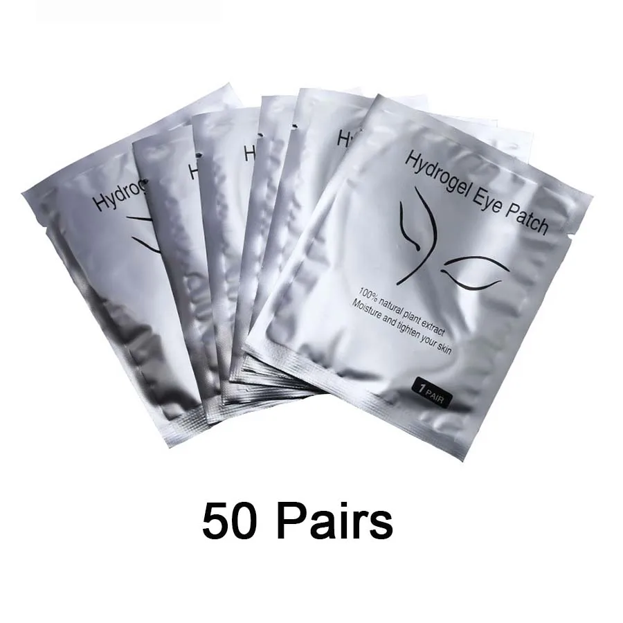 50 Pairs Fox 50 пар увлажняющих бумажных пластырей для наращивания ресниц, одноразовые гелевые Пластыри для наращивания ресниц, инструмент для ухода за лицом - Цвет: 50 Pairs Fox