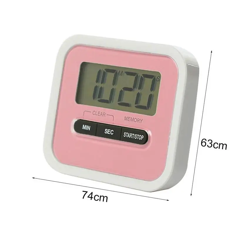 

Kitchen Timer LCD Cooking Alarm Display Countdown Alarm Timing overcooking Alert Baking Digital prevent S2P7