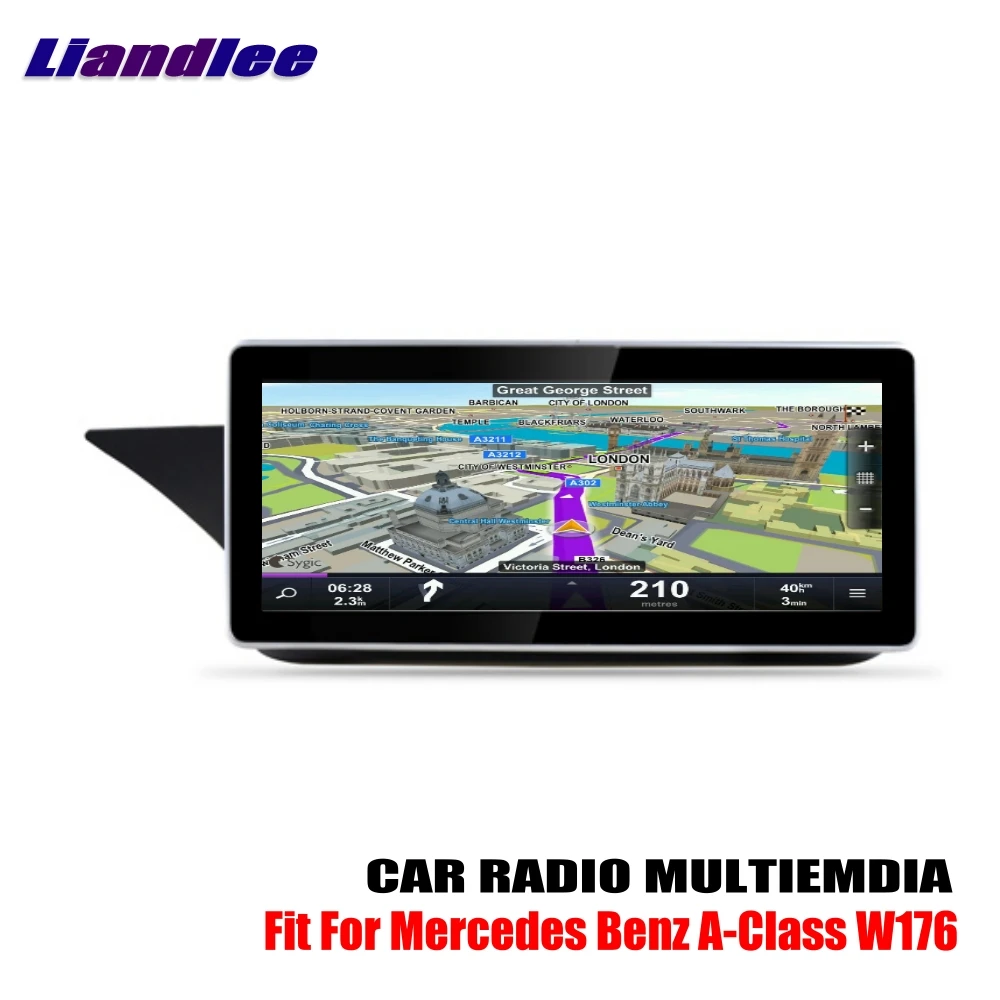 Liandlee Android для Mercedes Benz A Class W176 2012 ~ 2016 автомобильный радиоплеер навигатор GPS карты