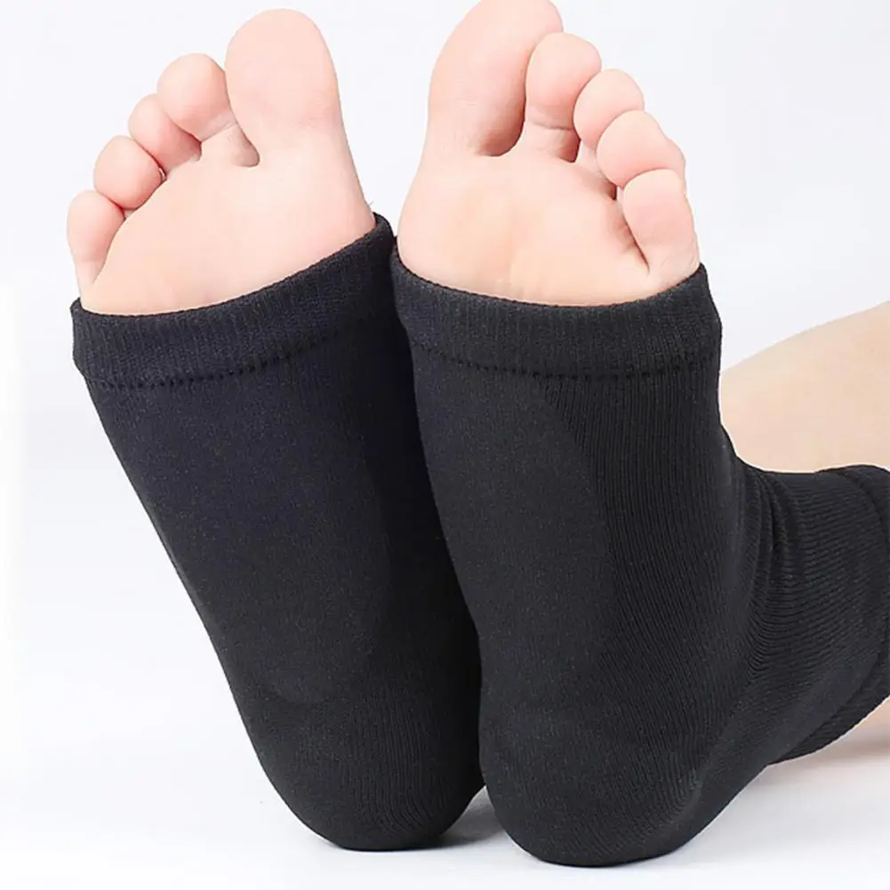 

Cotton 1 Pair Versatile Moisturizing Heel Dry Cracked Gel Socks Skin-Friendly Heel Gel Socks High Elasticity for Sports