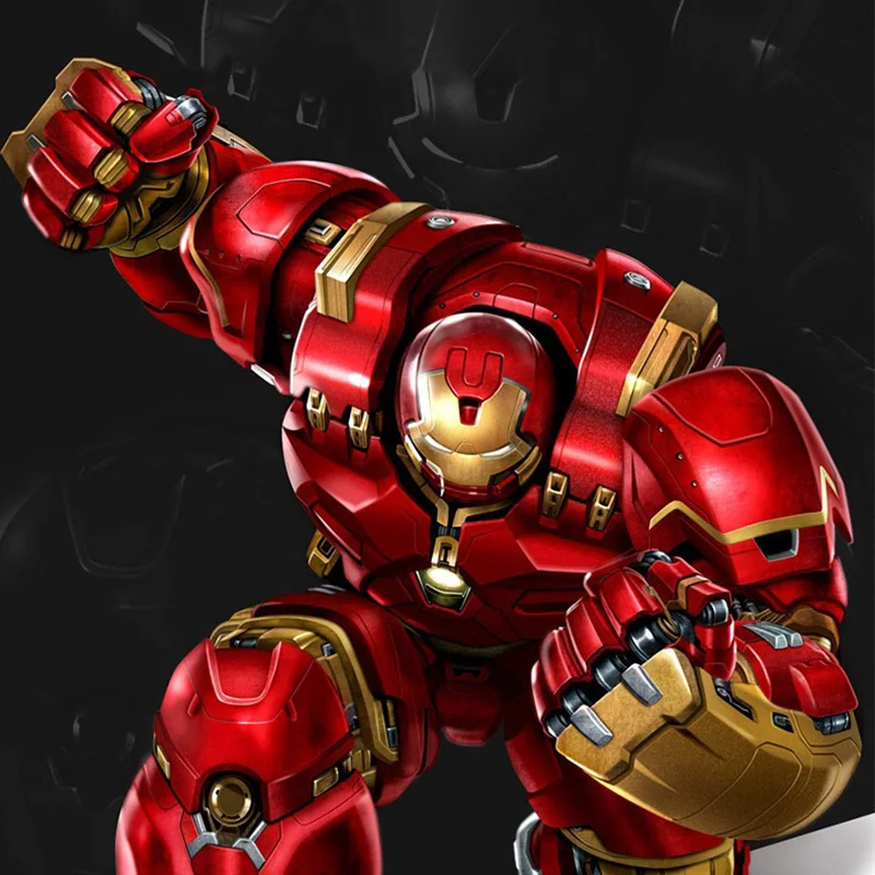 Фигурка героя из мультфильма Железный человек светящаяся Халк Мстители модель