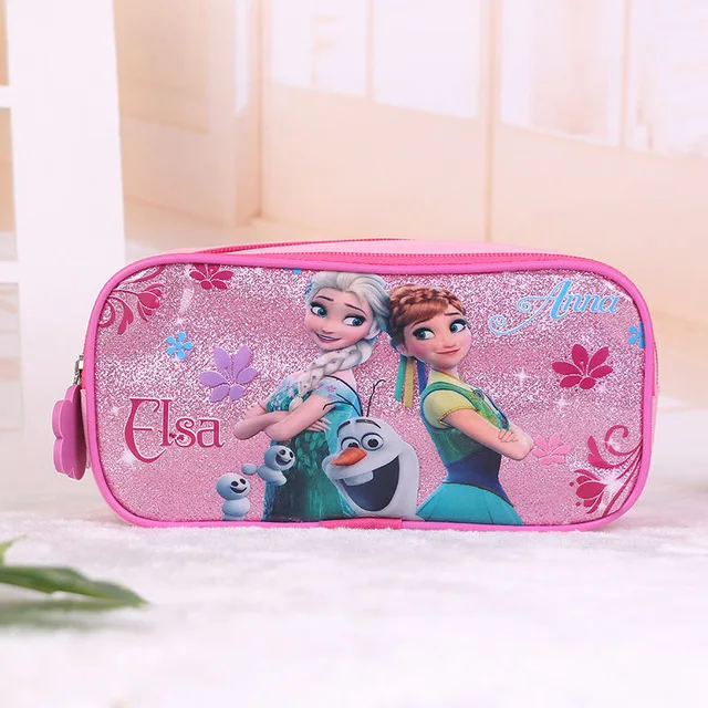 Disney «Холодное сердце» из мультфильмов портмоне пенал Студент Эльза ящик пенал с мультяшным рисунком подарок для мальчика Девочки Детская сумочка для девочек - Цвет: 7