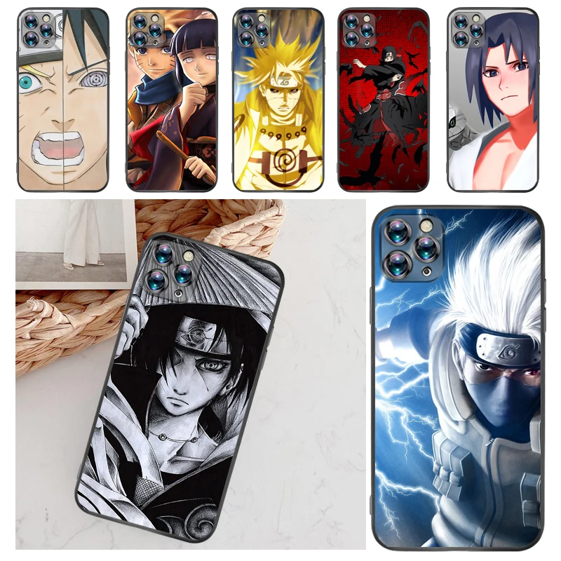 

Cool Japanese Anime Hatake Shippu Color Painting Phone Case For iPhone XS MAX XR X Funda Soft TPU Back Cover Carcasa