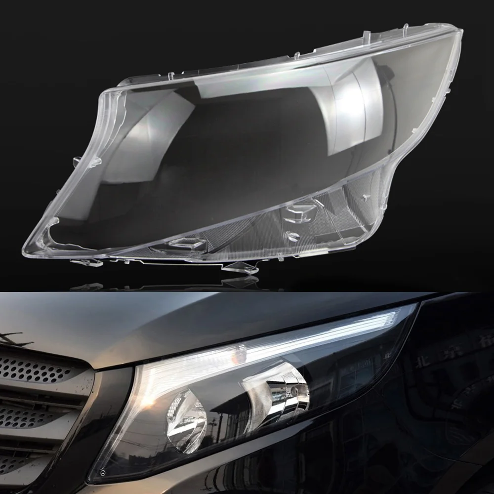 Driver Side Для Mercedes-Benz Vito V Серия Автомобильная фара с прозрачными линзами - Цвет: Driver Side