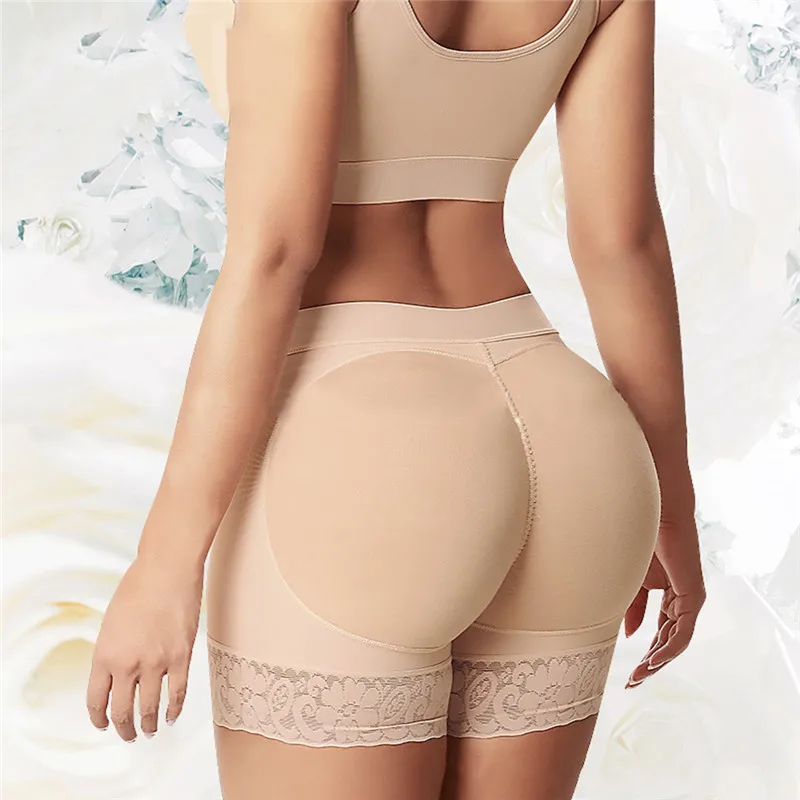 

FAKUNTN Shapewear Miracle Body Shaper And Buttock Lifter Enhancer Fake Butt Padded Panties Hip Lift Sculpt And Boost Lace Up