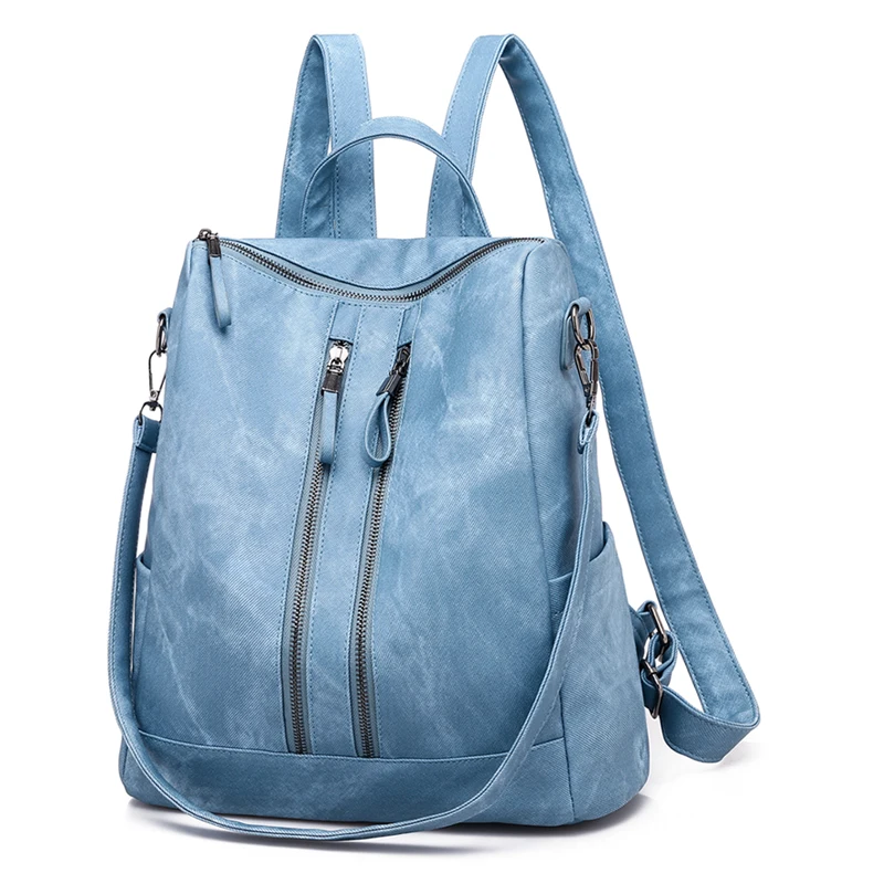 

Women Backpack PU Leather Fashion Backpack Travel Casual Detachable Covertible Ladies Shoulder Bag