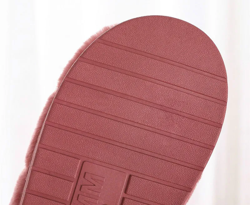 

House Slipper Women&men Flip Flops Fur Shoes Indoor Winter Warm Cotton Slippers Indoor Home Mules Cute Female Slipper Pantuflas