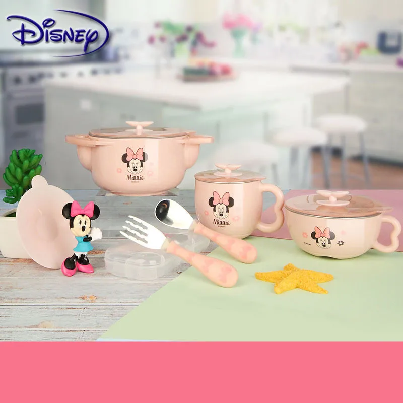 Детская посуда Disney для малышей нержавеющая сталь изоляция водонепроницаемая