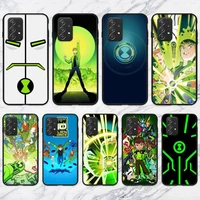 cartoon ben 10 phone case for samsung galaxy a02 a12 a21 a22 a32 a41 a42 a51 a71 a72 shell
