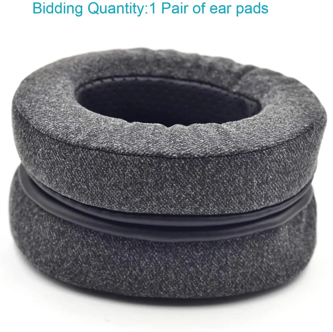 Upgrade Ear Pads Replacement Gray Compatible with Audio-Technica M20 SX1 M30 M40 M40X M40s M50 MSR7 PRO5 WS770 T500 Headphone enlarge