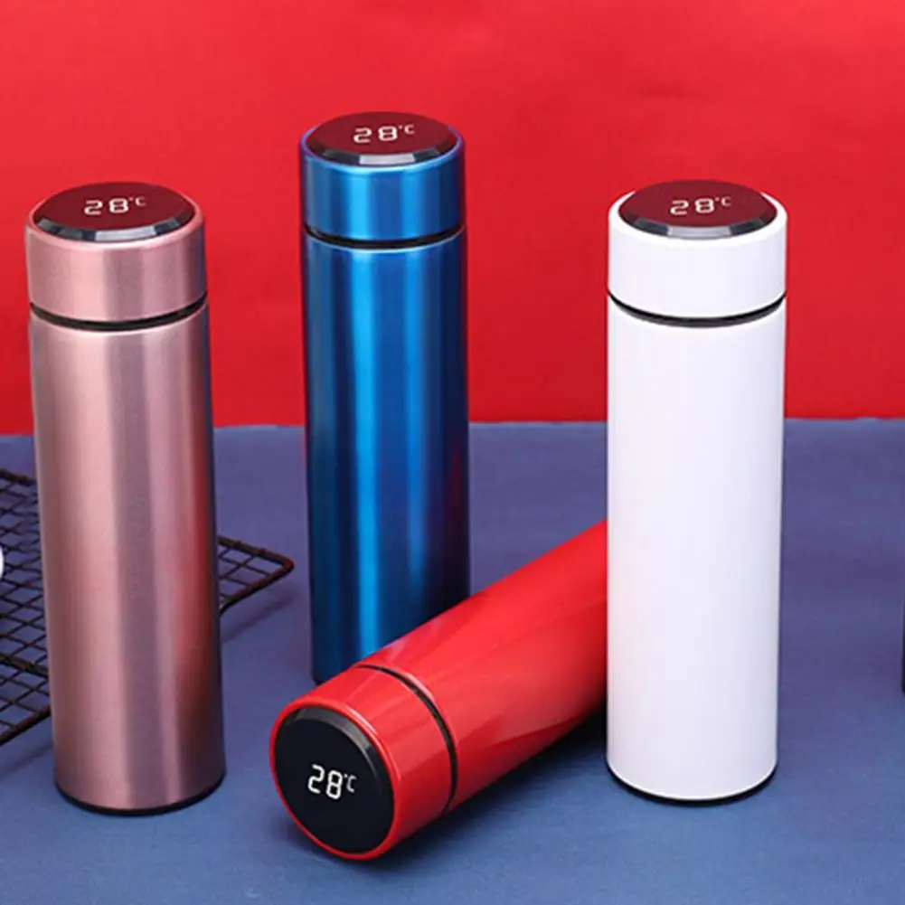 

Stylish Multifunctional Insulated Water Bottle Digital Display Vacuum Drinking Flask Intelligent Household Improvement