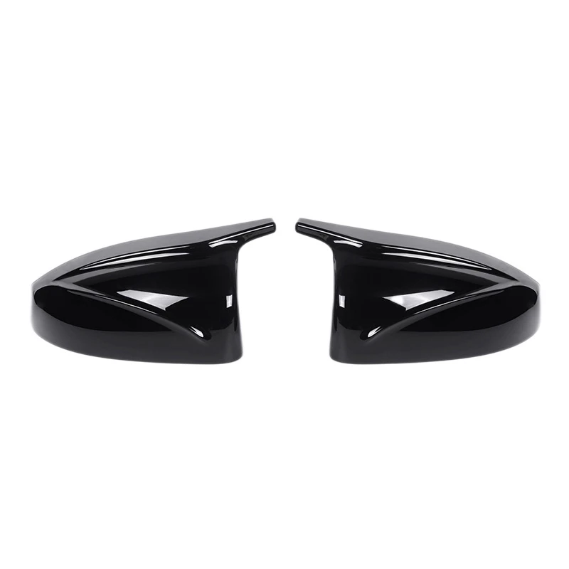 

Side Rear View Mirror Cover Replaceable No Lane Assist Hole for A3 S3 2014-2020 Glossy Black Side Wing Mirror Cap