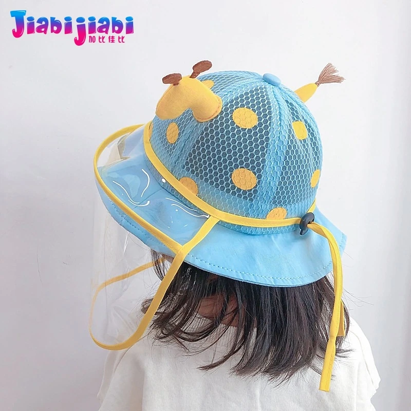 Летняя маленькая детская шапка маска для защиты лица от вирусов защита