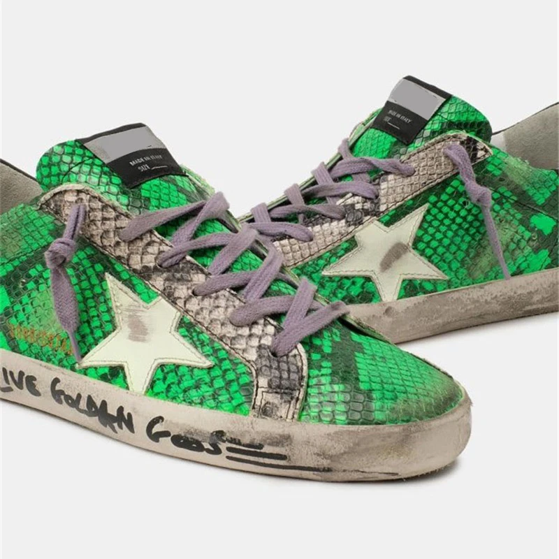 

2021 Spring and Summer New Kids Shoes Print Head Layer Cowhide Retro Distressed Small Dirty Casual Parent-child Sneakers QZ27