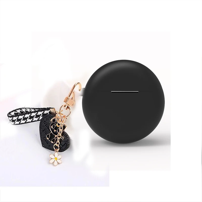 

silicone case For huawei Freebuds 3 Case fashion with keyring cartoon silicon wireless Earphone Cover coque for huawei Freebuds3