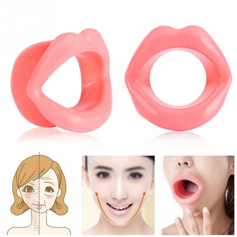

Silicone Rubber Face Lifting Lip Trainer Mouth Muscle Tightener Face Massage Exerciser Anti Wrinkle Lip Exercise Mouthpiece Tool