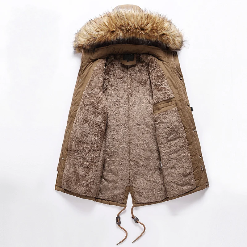 

2020 New Casual Winter Jacket Men Hooded Warm Military Camo Coats Parkas Men Thick Medium-Long Men's Cotton-padded Jackets XXXL