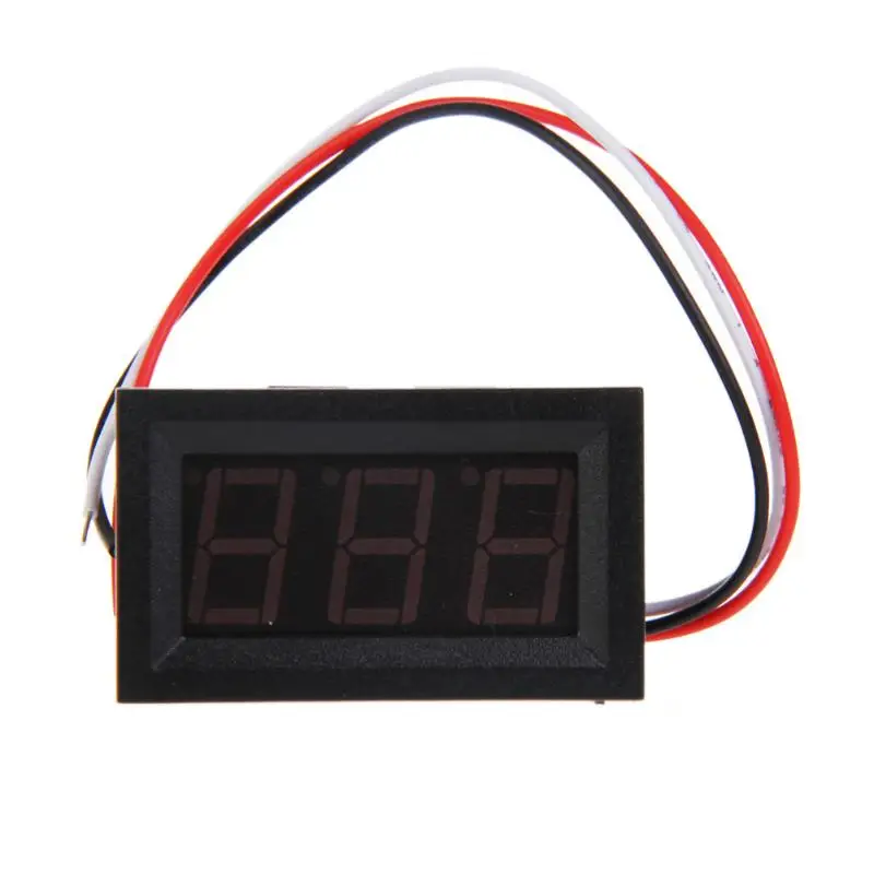 Мини DC 0 10V RGB светодиодный Панель цифровой Дисплей Напряжение
