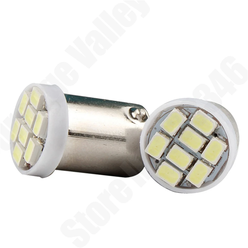 12 шт. Лучшая цена T11 BA9S 1895 T4W 363 8 светодиодов 1206 SMD автомобильный светильник для