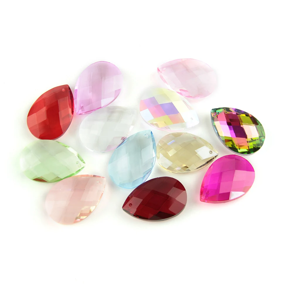 

38mm Various Colors Mesh Drops Chandelier Pendant Light Lamp Part Hanging Prisms DIY Accessories