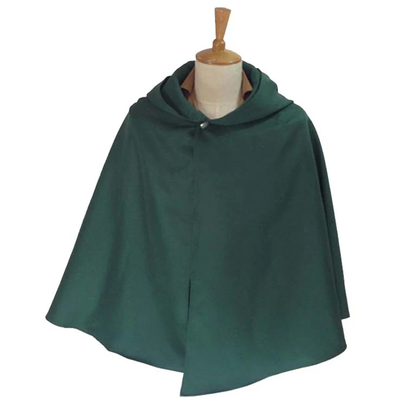 Japanese Hoodie Attack on Titan Cloak Shingeki no Kyojin Scouting Legion Cosplay Costume anime cosplay green Cape mens clothes |