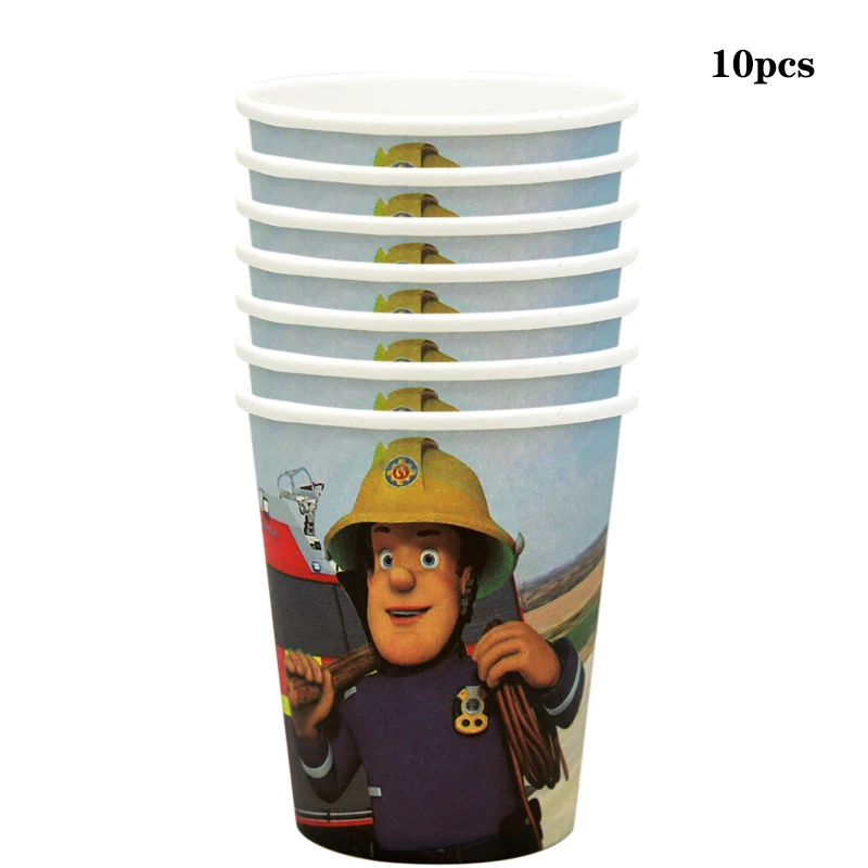 Вечерние одноразовые столовые приборы Пожарный Сэм бумажная салфетка под