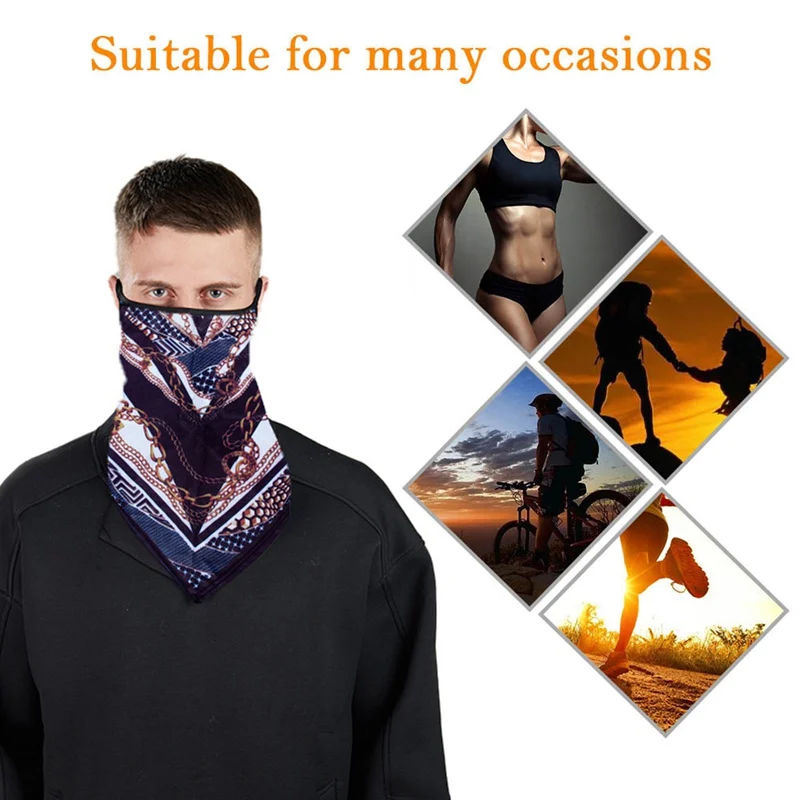 

Motorcycle Anti Dust UV Bandana Face Mask Bicycle Cycling Motorbike Off-road Riding Head Scarf Neck Face Shield