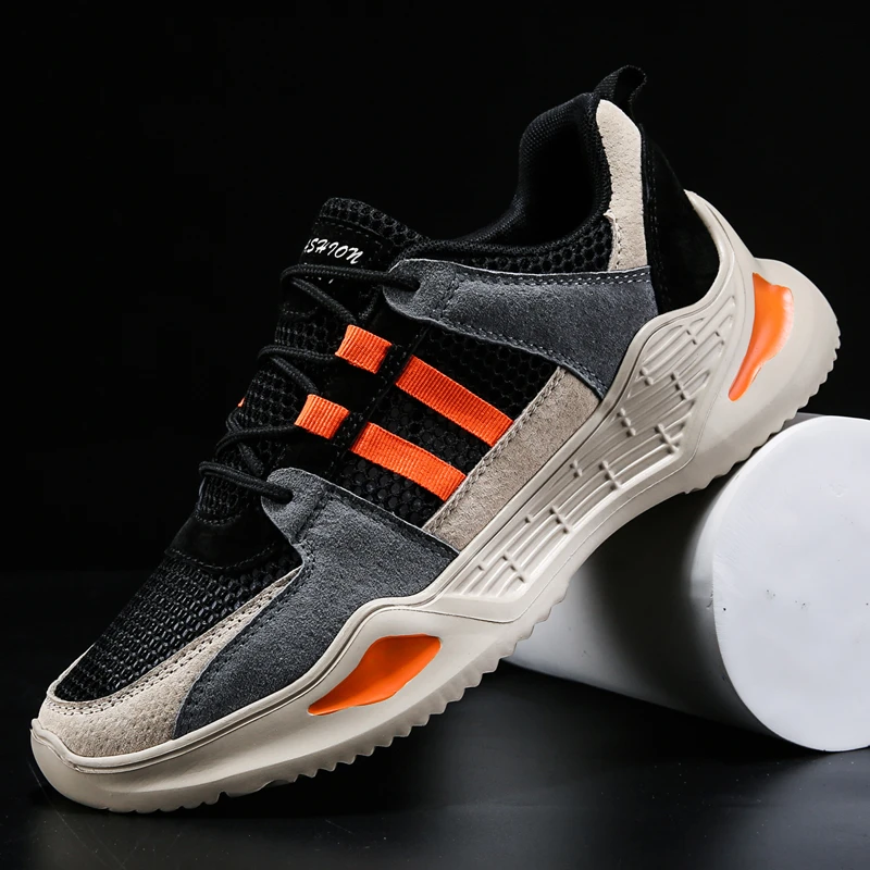 

Men's Shoes Summer Breathable Thin Section Mesh Sports Running Leisure All-match Deodorant Net Shoes Lightweight Men's Shoes