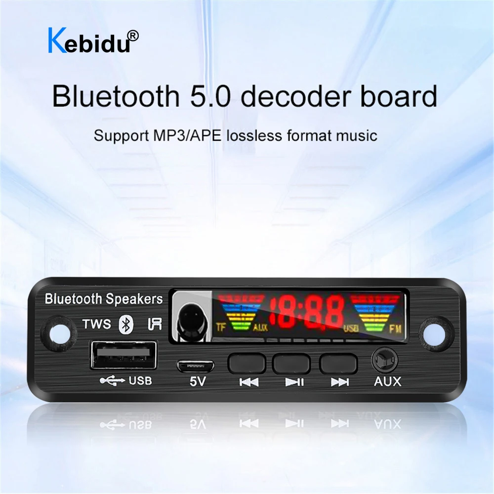 Плата декодера TWS с Bluetooth 5 0 декодер APE/MP3 В беспроводное FM-радио MP3-плеер поддержка